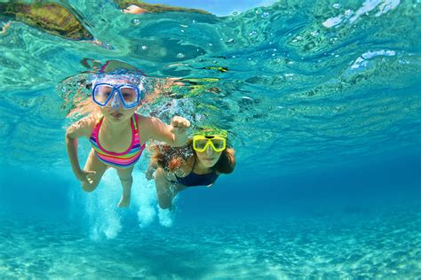 Snorkeling in Gozo .